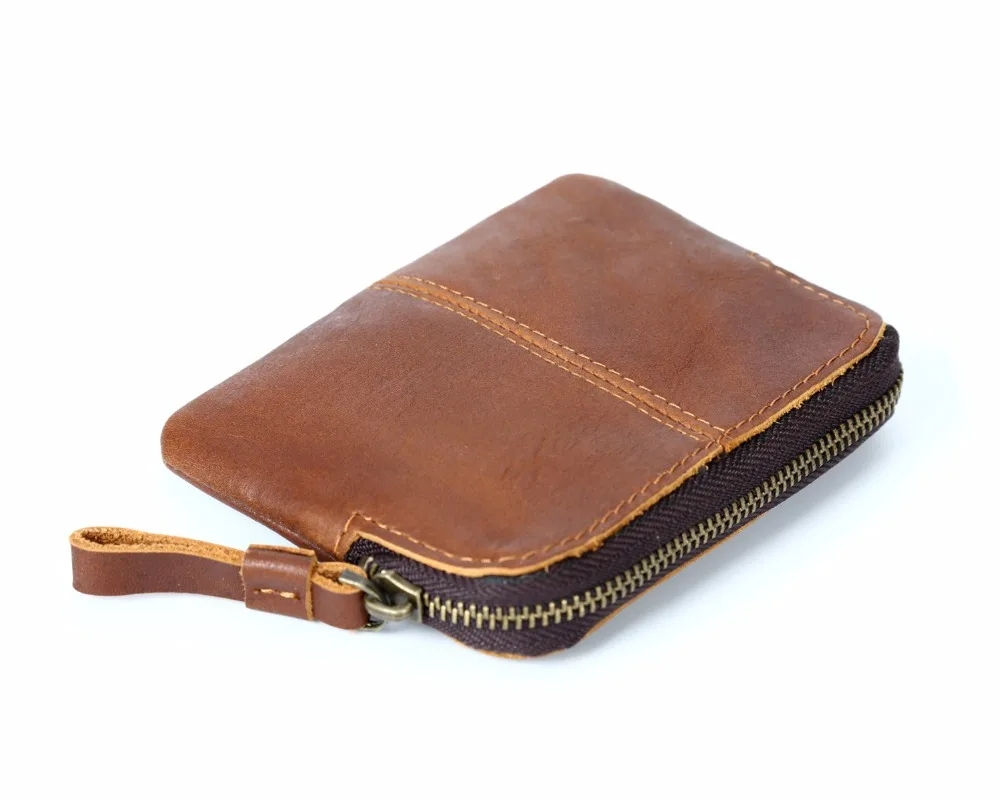 Genuine Leather Wallet Men MAN Male Small Portomonee Vallet With Coin Purse Pockets Slim Fashion Mini Walet | Багаж и сумки