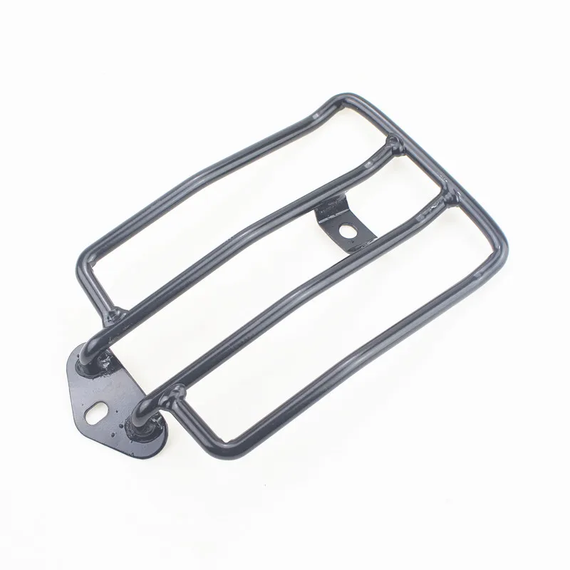 Black ACZ для Harley Sportster XL 883 1200 XL883 XL1200 2004-2012 Чемодан Перевозчик мотоцикл Raider Chrome Чемодан стеллаж для выставки товаров полка-подставка - Цвет: Black