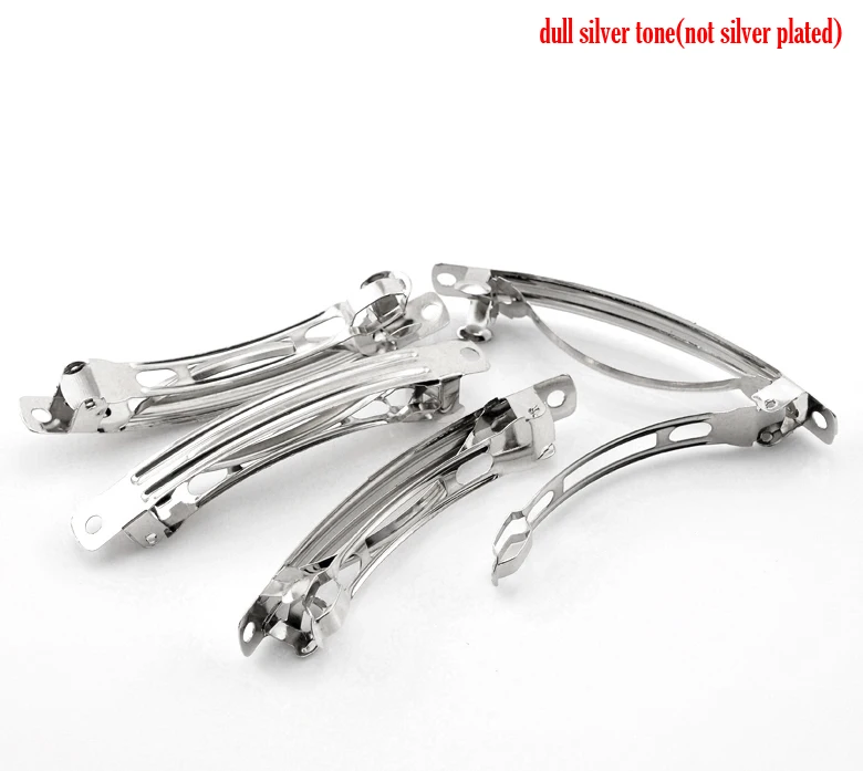 DoreenBeads 20 шт покрытые серебром Цвет Французский Заколки пряжки для волос выводы 7