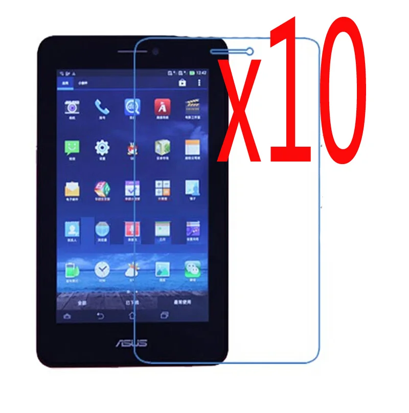 10x ЖК-пленка + ткань прозрачная защитная пленка для экрана ASUS MeMO Pad HD ME175KG Fonepad 7 ME175CG