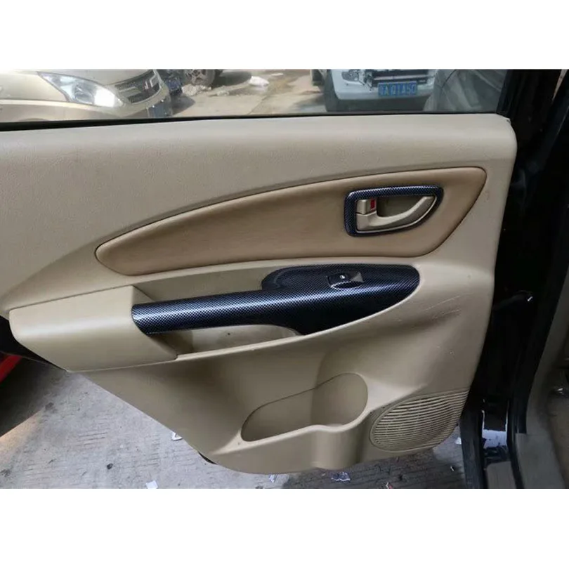 4 шт. для hyundai Tucson 2006-2013 LHD двери автомобиля подлокотник окна лифт переключатель украшения крышка рамка отделка ABS автомобиля аксессуары для укладки