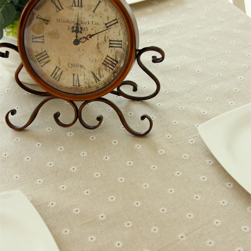 Рождество Скатерть льняная круглая хлопок Скатерти S для дома обложка свадебные