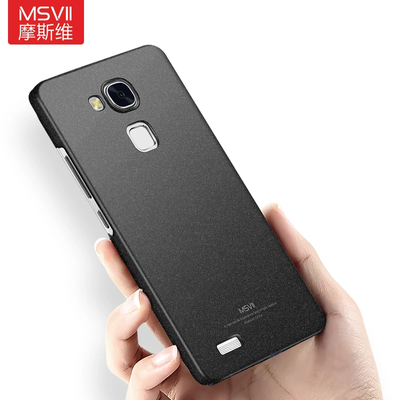 MSVII бренд для huawei Ascend mate 7 чехол матовый Жесткий Coque черный тонкий модный корпус