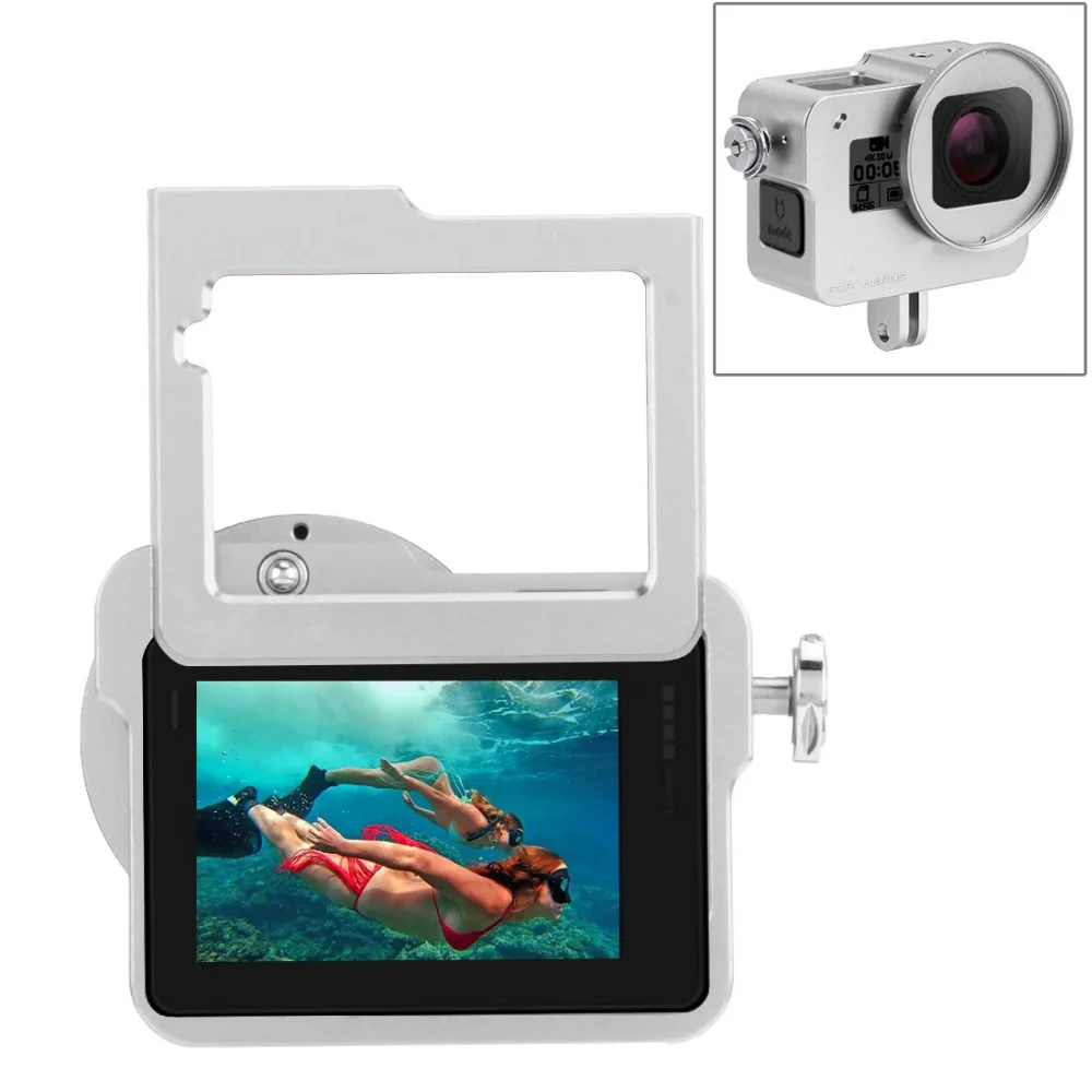Housing Shell Aluminum Protective Cage+ 37mm UV Lens Filter+ Cap For GoPro HERO5 | Электроника