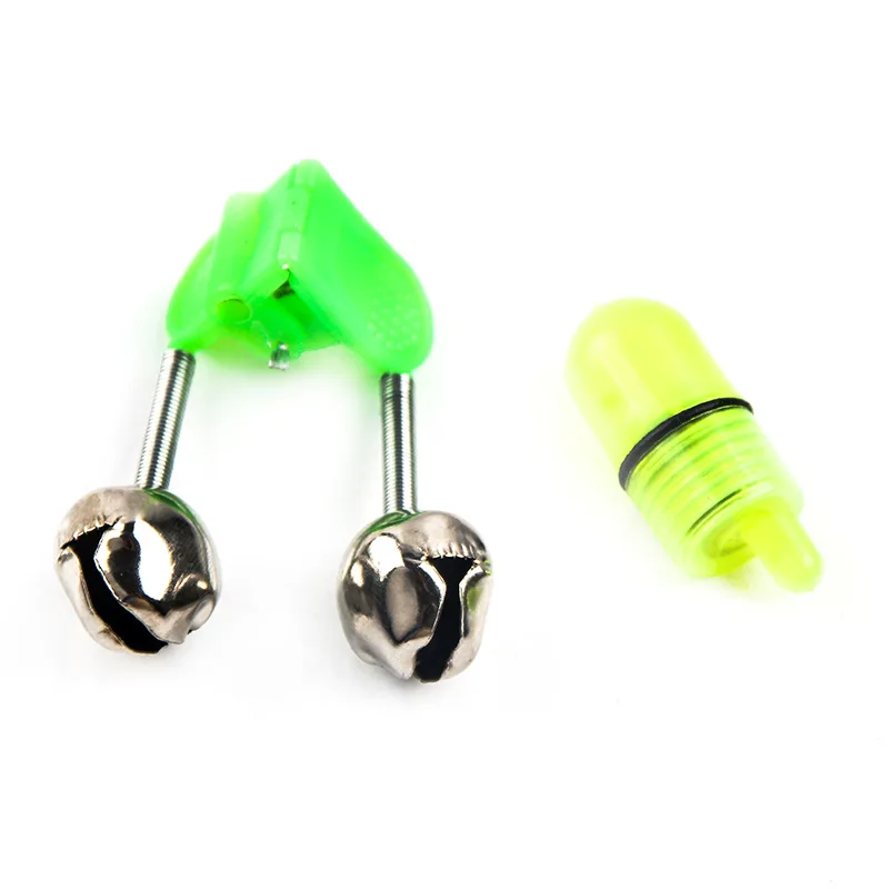 LSTACHi 7.5cm 10g LED Fishing Rod Bite Alarm Bells Ring Lures Accessory Red Light Alerter Outdoor Fish Tool | Спорт и развлечения