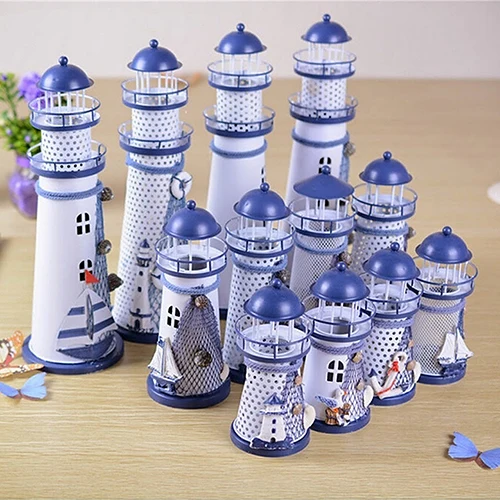 Дом домашний орнамент интерьера морских ремесел Маяк украшения маяка|lighthouse