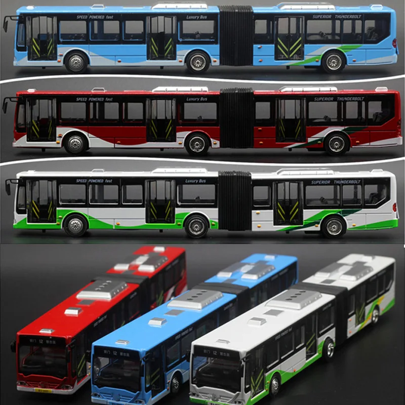 Новинка 1:18 удлиненная Автомобильная модель с двойным автобусным сплавом шина
