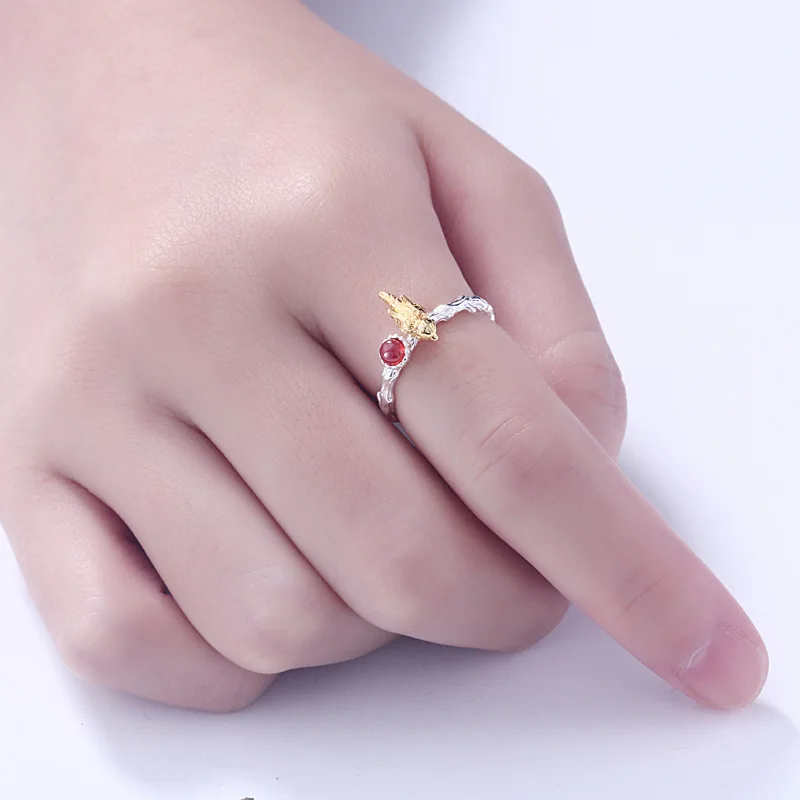 Круглое обручальное Золотое кольцо для женщин милые кольца с натуральным