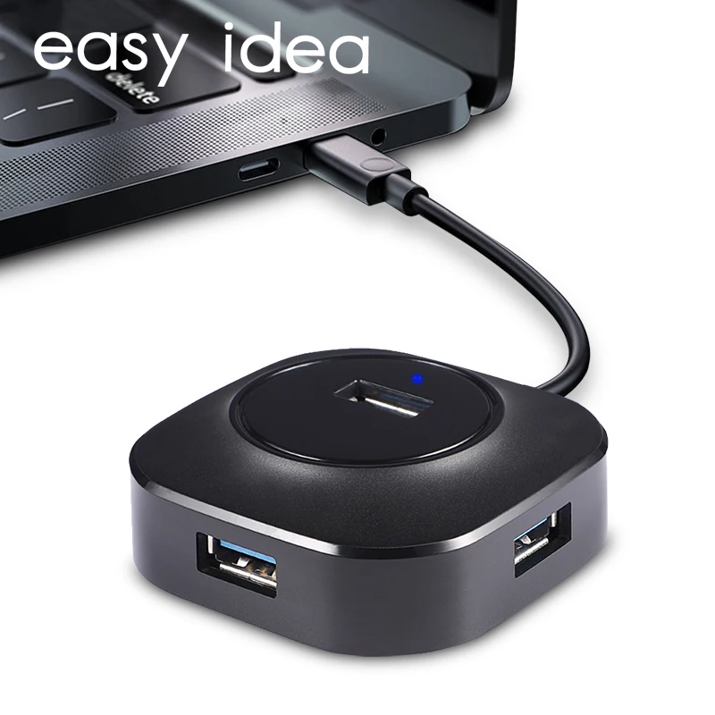 Концентратор USB C концентратор 3 0 Разветвитель 4 порта Type 2 Hab несколько типов