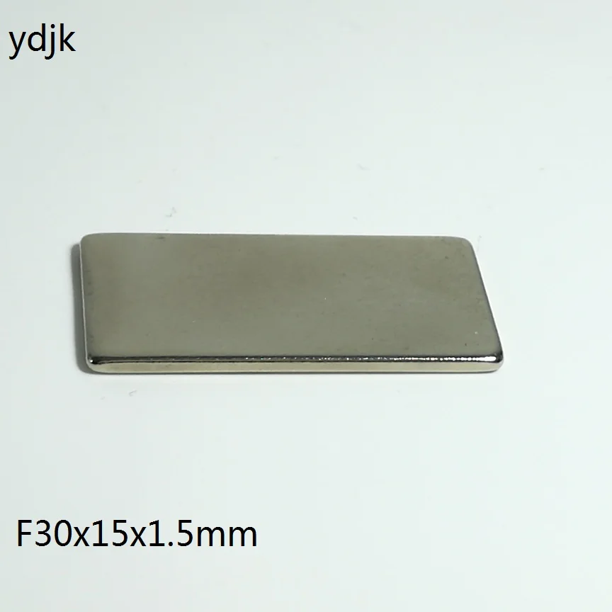 10 20 50 шт./лот N35 Магнит 30x15x1 5 супермощный Неодимовый 30*15*1 магниты NdFeB для двигателя |
