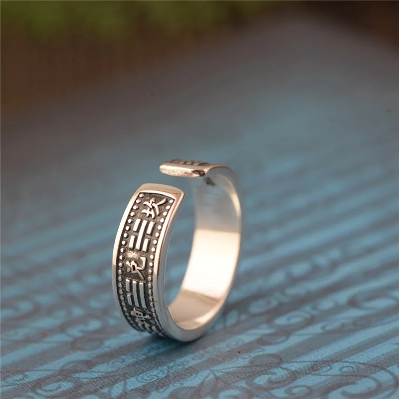 BESTLYBUY Real 925 Sterling Silver Ring Men Jewelry Fine jewelry Couple Lovers Gift Thai Vintage Style Free Shipping | Украшения и