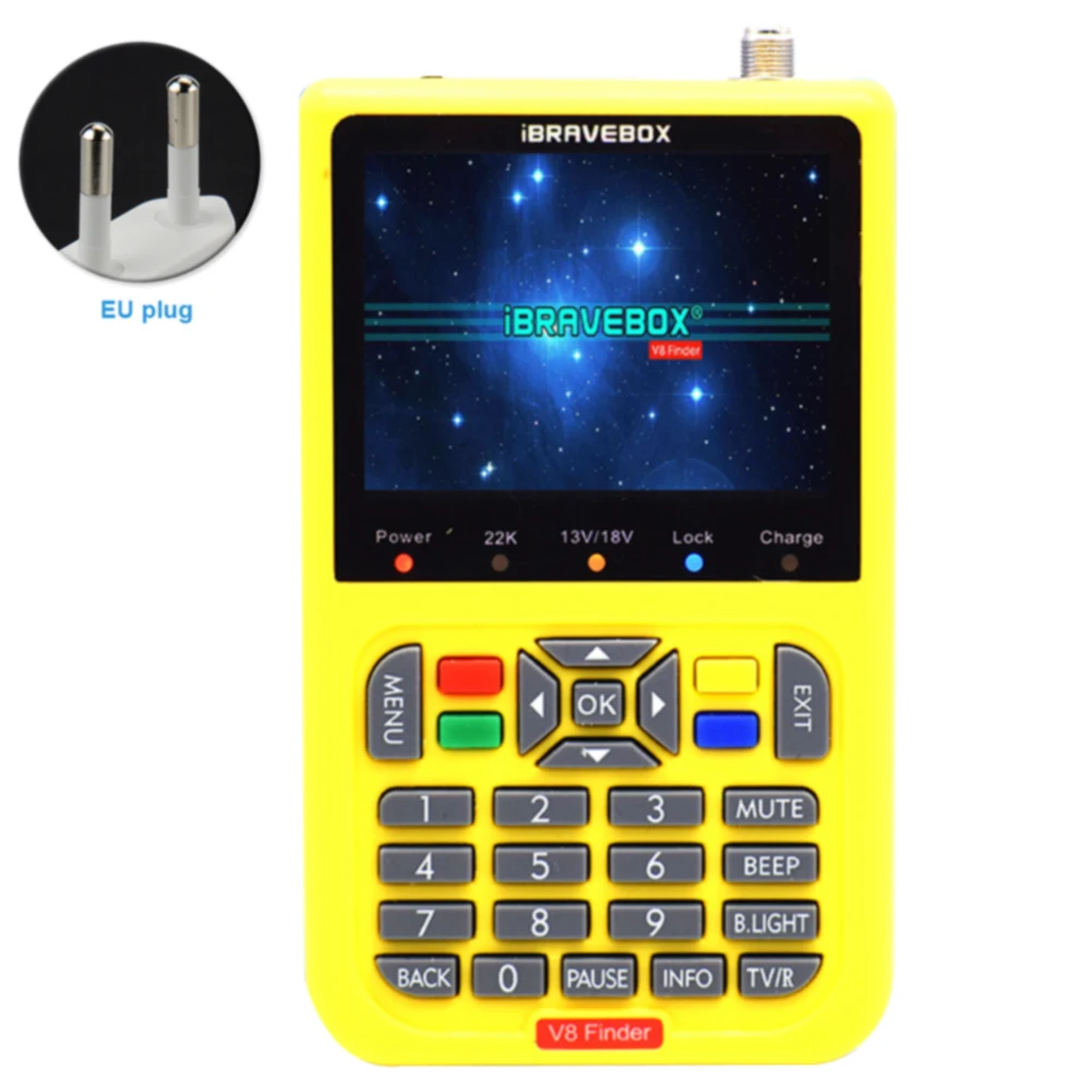 DVB S/S2 Портативный легкий устройство высокого разрешения цифровой прочный 3 5