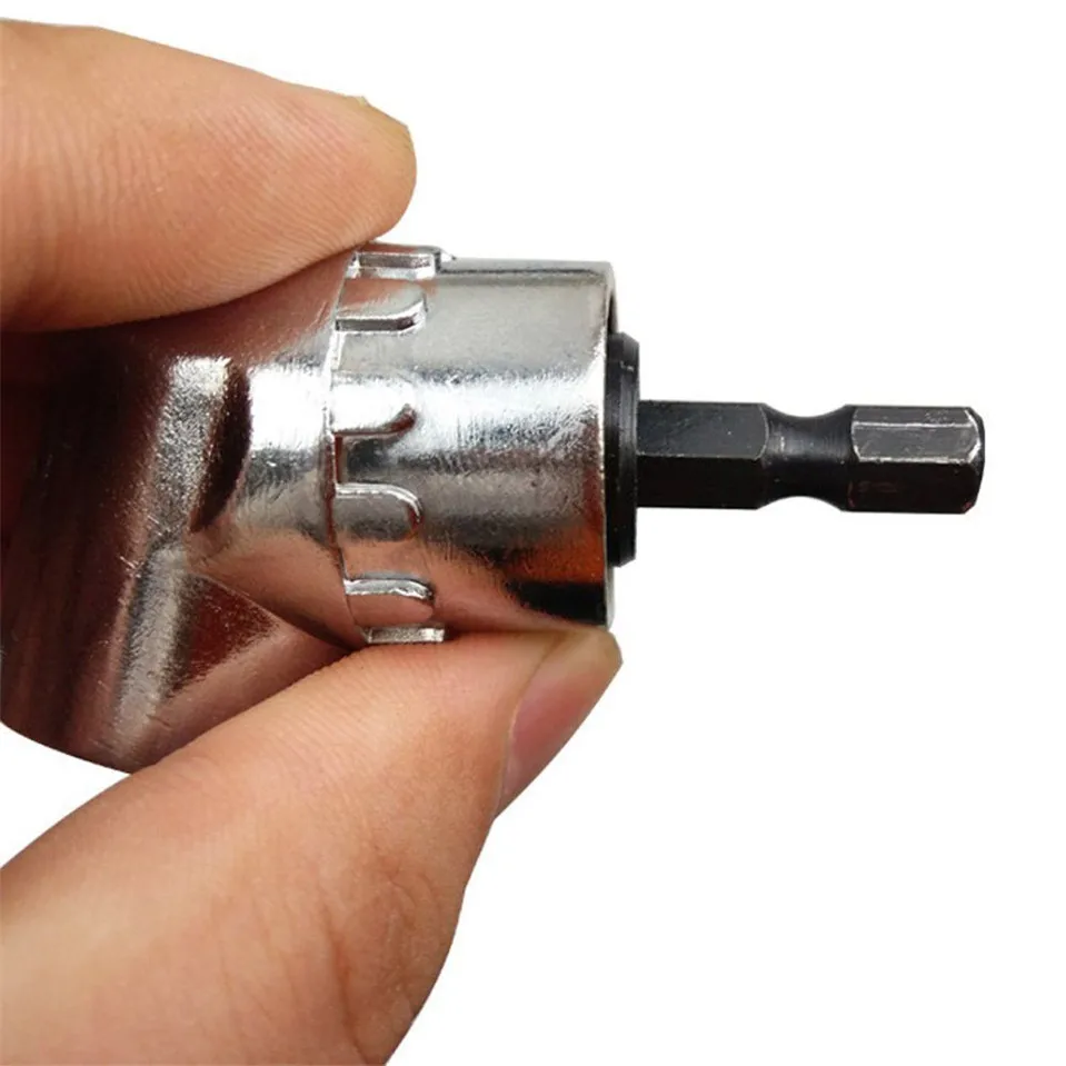 SmileMango 105 Degrees 1/4" Electric Hex Drill Bit Adjustable Angle Driver Screwdriver Socket Holder Adaptor tools | Инструменты