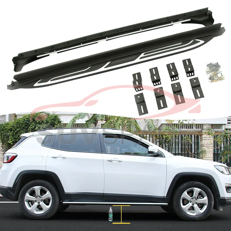 Side Step FIT for Jeep All New Compass 2017-2020 Running Board Nurf Bar Platform | Автомобили и мотоциклы