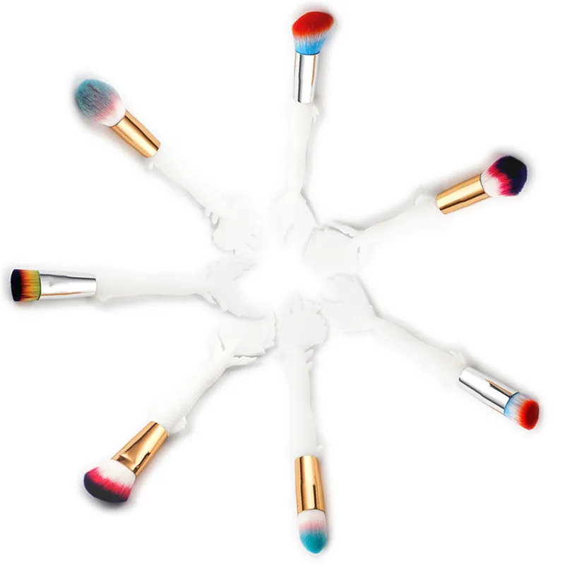 1 шт. набор кистей для макияжа в форме рыбы кисть нанесения основы Кисточки