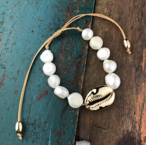 11 Boho Puka, натуральный Каури, ожерелье в виде ракушки, для женщин, массивные жемчужные барочные ювелирные изделия, колье-чокер, ювелирные изделия - Окраска металла: 11