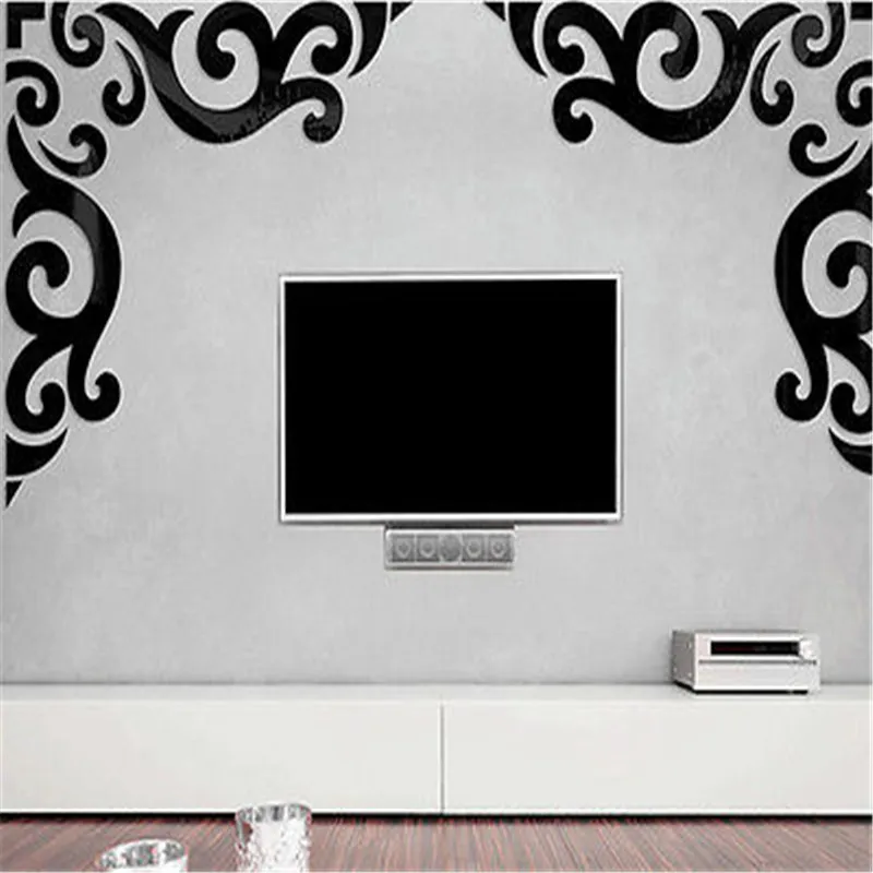 2019 стикеры на стену модные красивые самодельные Съемные Виниловые цветы лоза