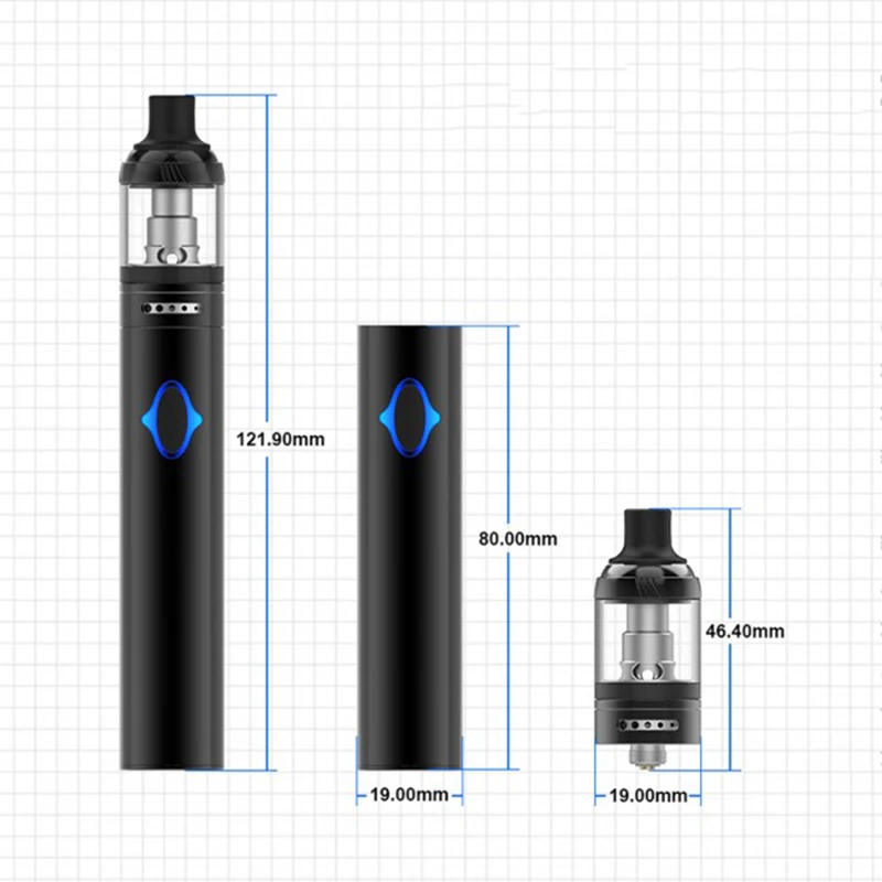 Vape комплект Vapefly Galaxy MTL 1400 мАч батарея с емкостью 1 8 мл емкость бака подходит