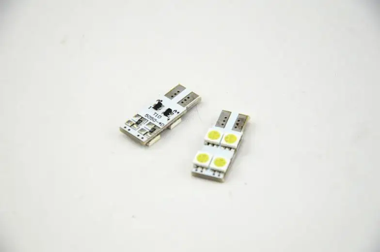 Бесплатная доставка 2x T10 5050 4 SMD СВЕТОДИОДНЫЙ Автомобильный светильник лампы для