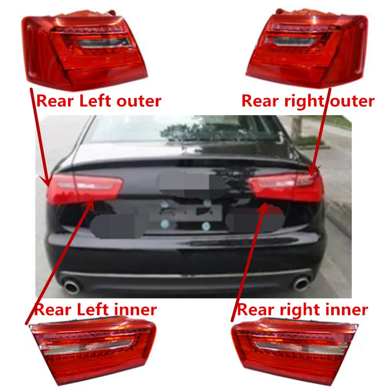 1 шт LH RH задний наружный светильник задний фонарь в сборе для Audi A6 C7 2012- 4GD 945 095 4GD 945 096 4GD 945 093 4GD 945 094