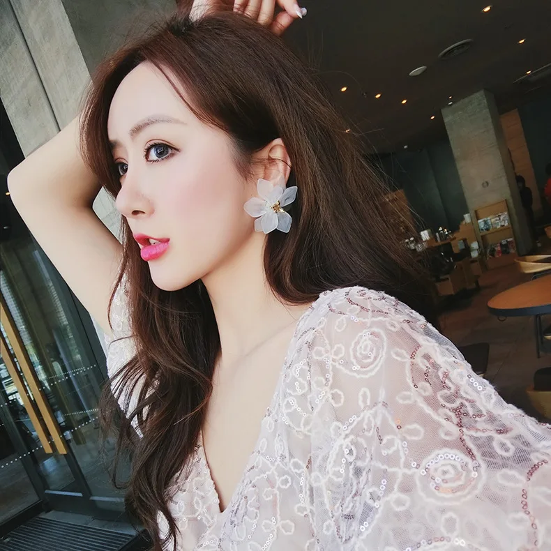 Новый дизайн модные ювелирные изделия плетеные вручную увеличенные акриловые