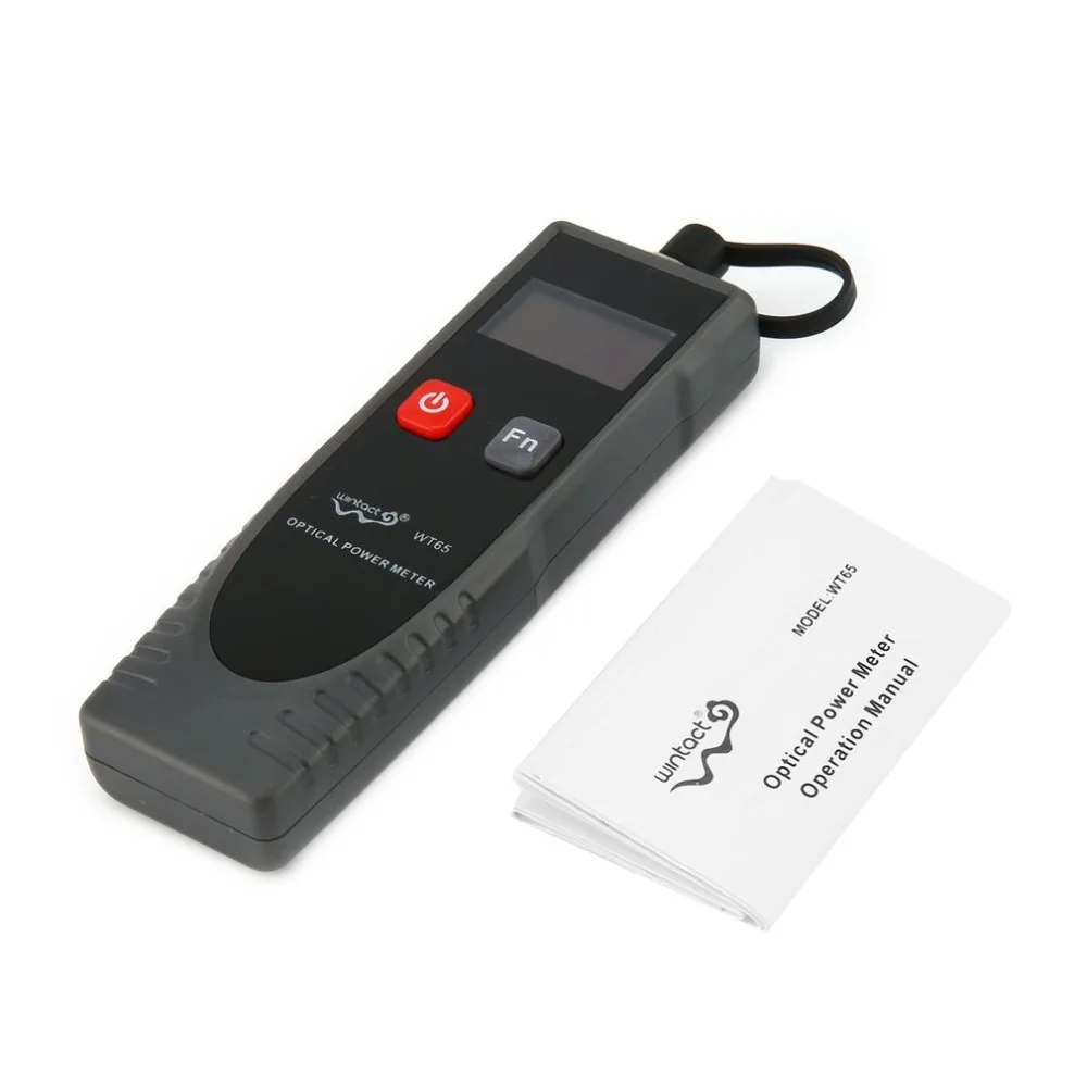 WINTACT WT65 цифровой волоконно оптический измеритель мощности ручной сетевой кабель