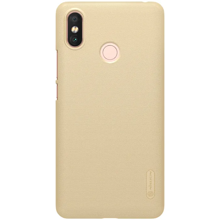 Золотой Xiaomi mi Max 3 чехол NILLKIN супер матовый защитный чехол для телефона s для Xiao mi Max 3 Жесткий ПК задняя крышка Капа с подарком - Цвет: Золотой