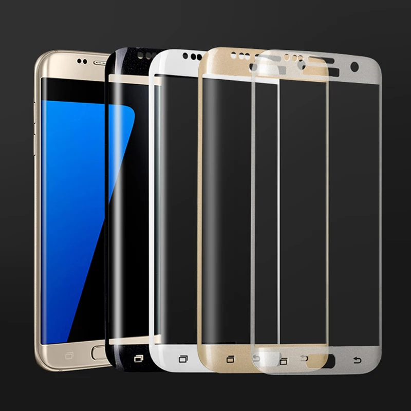 Защитное стекло с полным покрытием 3D для samsung galaxy s7 защита экрана закаленное edge
