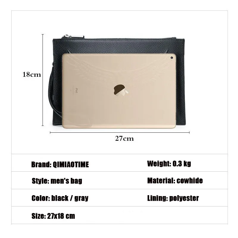 2018 New Men's Bag Leather Embossed Clutch Personality Casual Luxury Handbags Men Bags Designer | Багаж и сумки