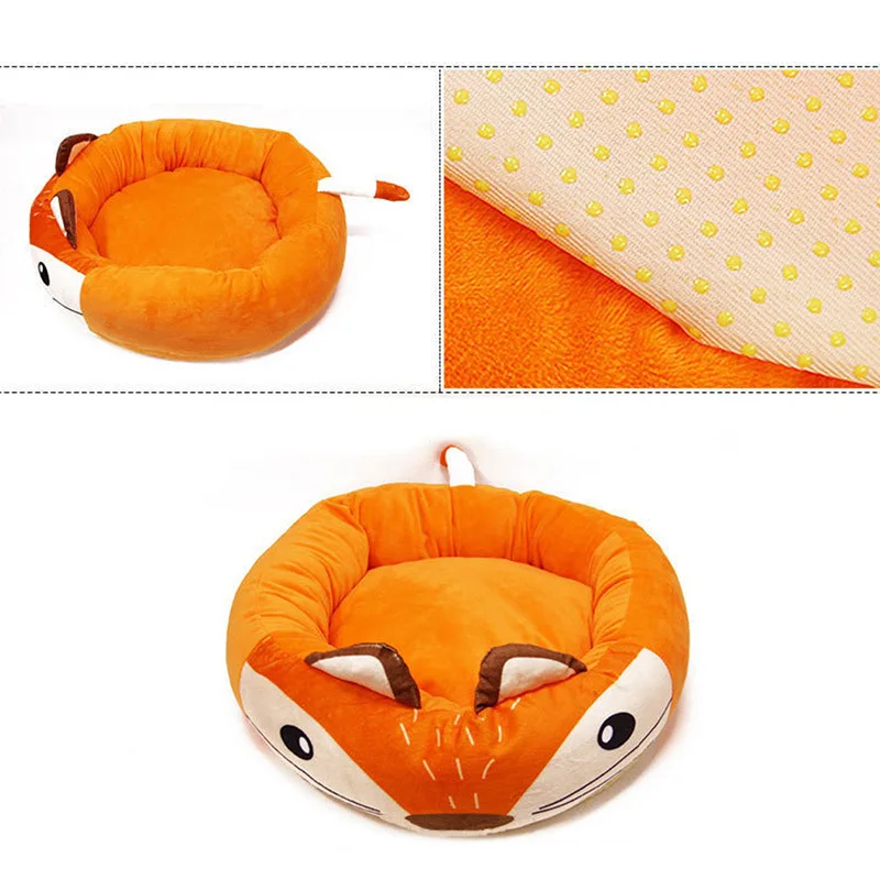 Мягкая хлопковая кровать для кошки собаки съемный коврик питомца Осень-зима