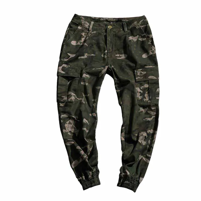 Брюки мужские тактические джоггеры повседневные Хлопковые Штаны карго много