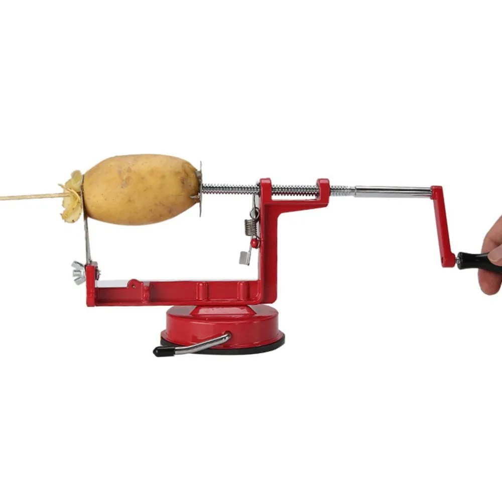 Potato Peeler Hand Tower Crane Slicer Stainless Steel With Rocking Handle Spiral | Бытовая техника