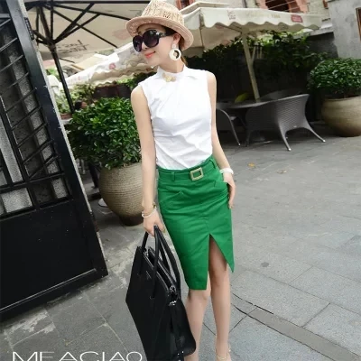 Юбка костюм женский Мода из двух частей Новый Летний темперамент модная женская