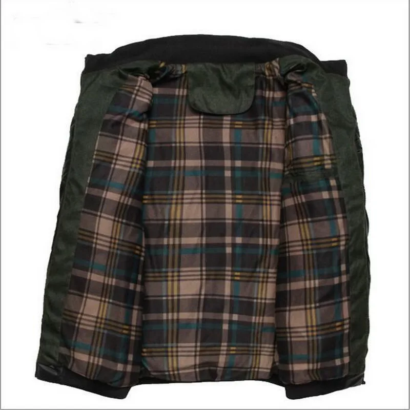 Men Winter Coat Striped Leather Outerwear Men's Thicken Warm Parkas  PU Leather Patchwork Jackets