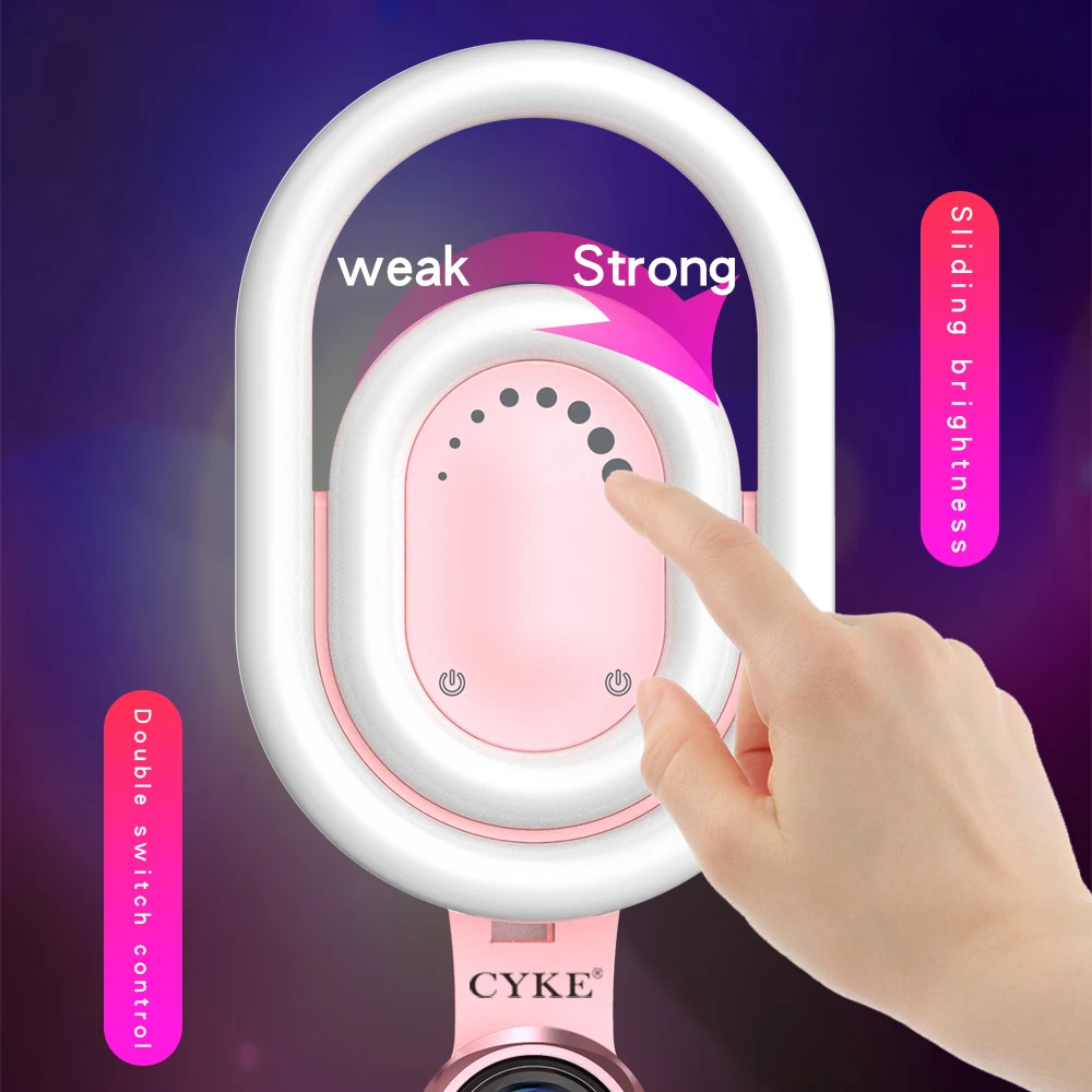 Прямая трансляция селфи свет с широкоугольным объективом перезаряжаемая