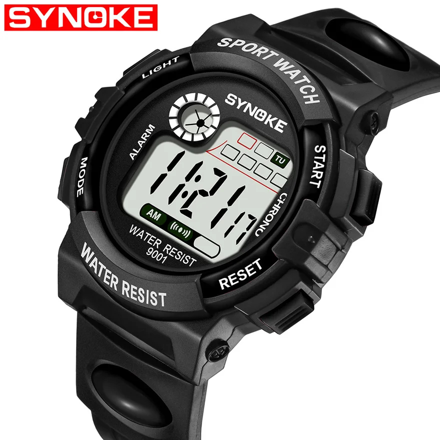 SYNOKE спортивный студент, дети, часы дети мальчики девочки часы G Стиль Шок светодиодный цифровые электронные наручные часы для мальчика девочка подарок