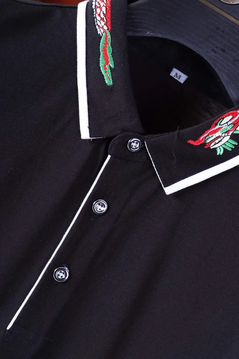 

2019 Top Solid Regular Brand New Polo Shirt Men Cotton Short Sleeve Sportspolo Jerseys Chinese Stysle Camisa Polos Homme Biger