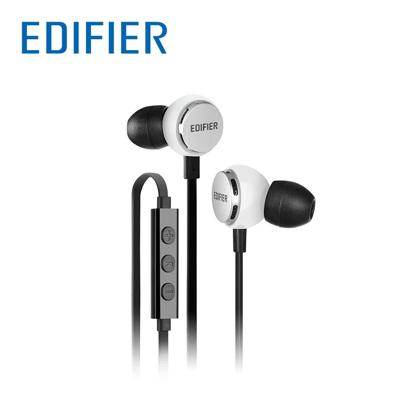 EDIFIER P293 наушники вкладыши HIFI бас шумоизоляция фитнес Поддержка встроенного
