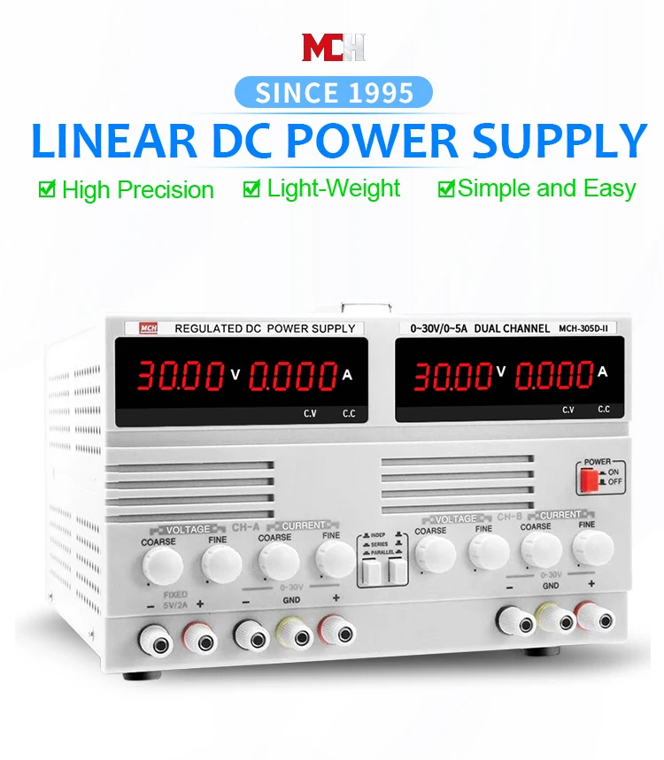 30V 2A 3A 5A Регулируемый двухканальный Линейный DC Питание Настольный поставить батарею 2 канала постоянного тока Регулируемый Питание блок
