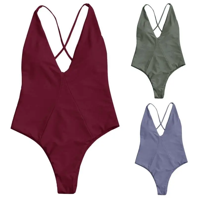 2018 Новое сексуальное бикини женский купальник с низкой талией купальные костюмы