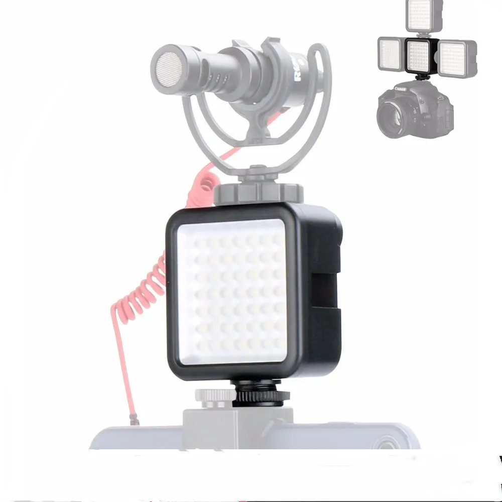 Карманная мини камера светодиодная лампа для видеосъемки заполняющая свет w 3