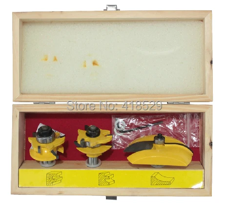 Набор фрез по дереву 3 шт./компл. 1/2 дюйма|milling cutter|wood milling cuttertenon knife |