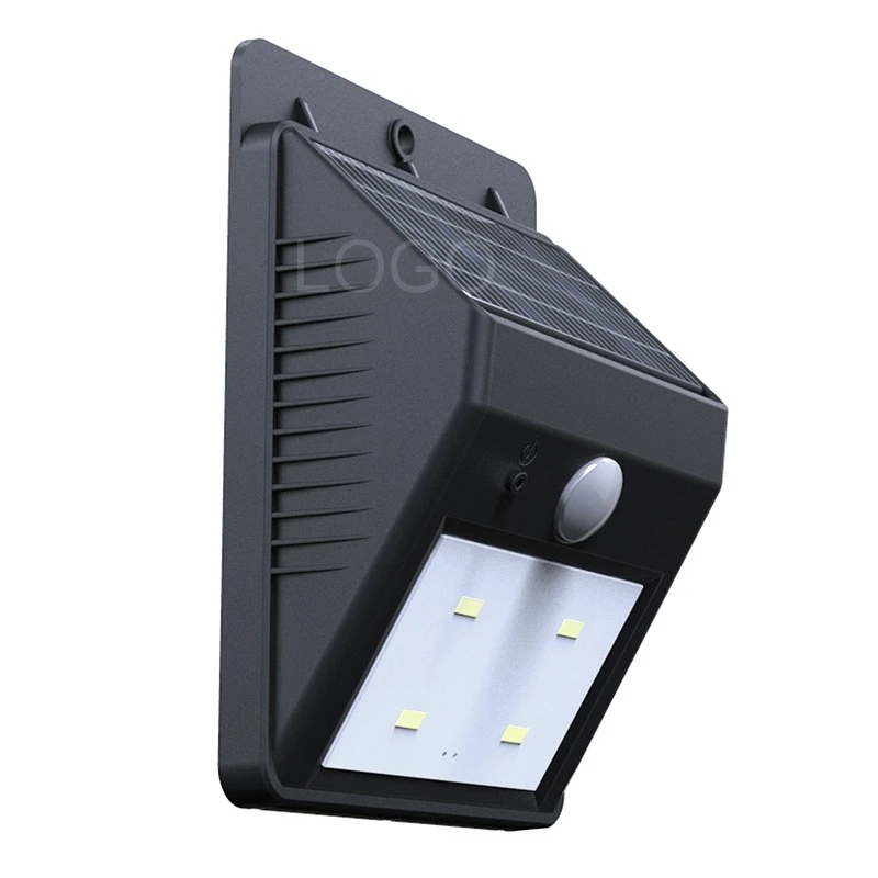 Водонепроницаемый уличный светодиодный настенный светильник на солнечной