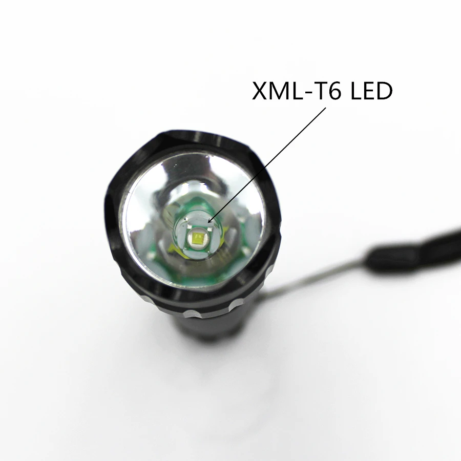 Белый светильник вспышка XM L T6 L2 светодиодный фонарь 5 режимов портативный 18650