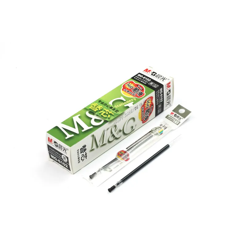 M & G MG 6102 0 5 мм Заправка для гелевой ручки черный красный синий темно цвет офисные и