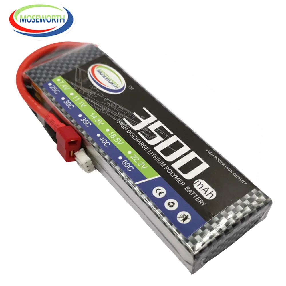 7,4 V дрона с дистанционным управлением LiPo Батарея 2S 1300 2200 2800 3500 4200 5000 6000 мА/ч, 25C 35C 60C для дистанционно управляемого летательного аппарата для квадрокоптера самолета RC батареи