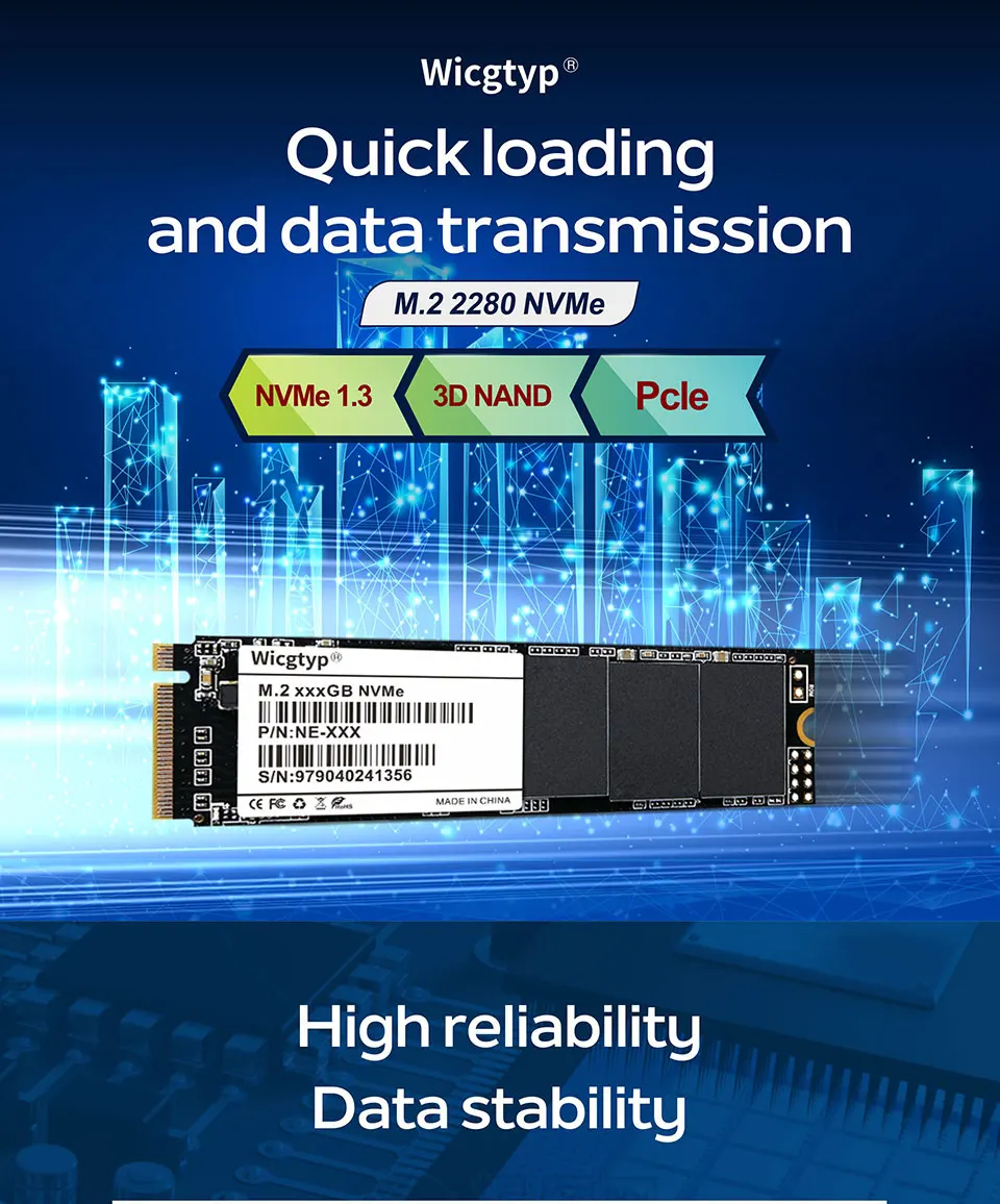 Wicgtyp M.2 SSD PCIe 128 ГБ 256 512 1 ТБ SSD жесткий диск M.2 NVMe pcie SSD Международный жесткий диск для MSI Тетрадь/Thinkpad P50