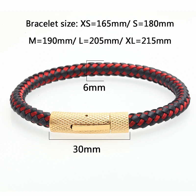 Mcllroy мужские ювелирные изделия из натуральной кожи плетеный титановый стальной