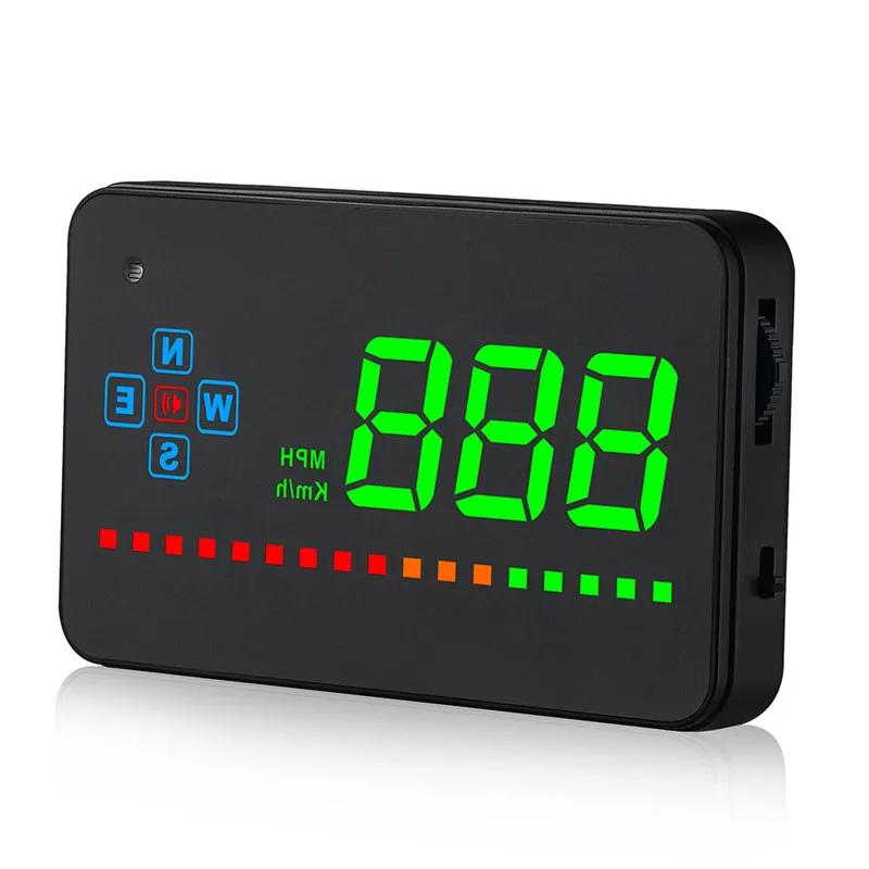 A2 GPS HUD Дисплей Автомобильный дисплей спутниковый скоростной компас KMH/MPH