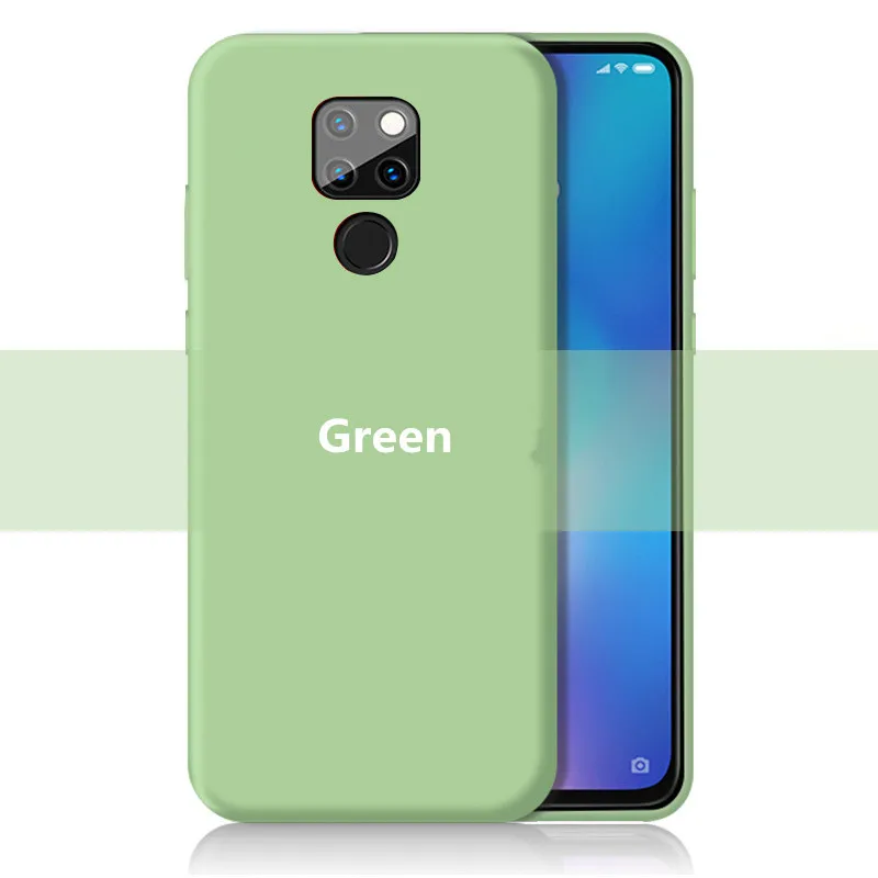 Mate 20 Silicone Liquid Cases For Huawei Pro Case Soft Candy Gel Rubber Full Protective Mate20 X |